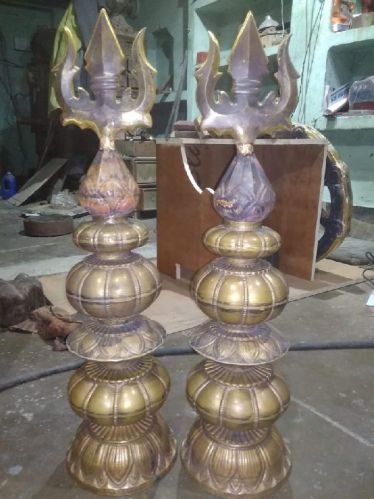 Polished Religious Metal Gumbad, Feature : High Strength, Rust Proof