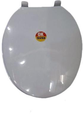 Unyk PVC Hydraulic Toilet Seat Cover, Color : White