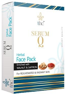 Serum - Q Herbal Face Pack, Packaging Type : Paper Box