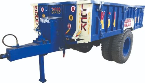 Satnam Iron Steel Hydraulic Tractor Trolley For Agriculture Use