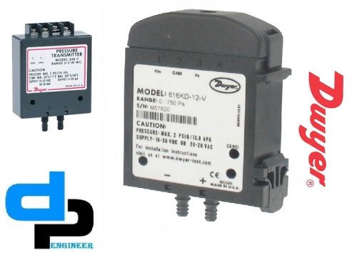 Series 616C -3 Differential Pressure Transmitter Range 0-10 Inch Wc