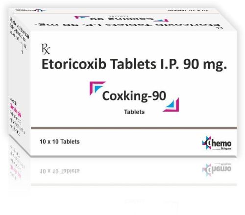 Etoricoxib Tablet, For Clinical, Hospital, Grade Standard : PHARMA GRADE