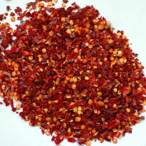 Yellow Chilli Flakes, Color : Red