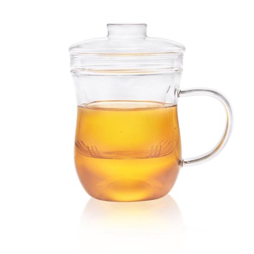 Glass Tea Infuser Mug, Capacity : 350 Ml