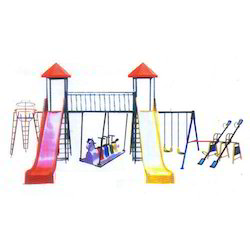 IRON WITH FRP Plastic Kids Slide