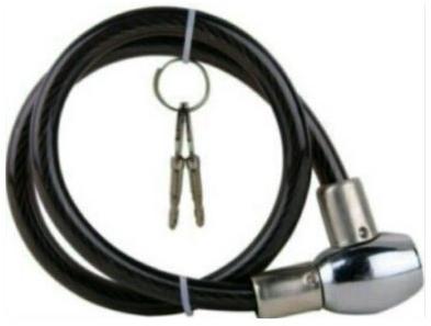 Metal Helmet Lock, Color : Black