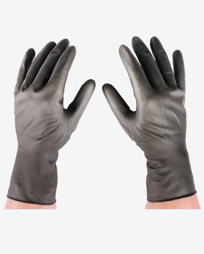 Lead Lined Gloves, Color : Black Free Size