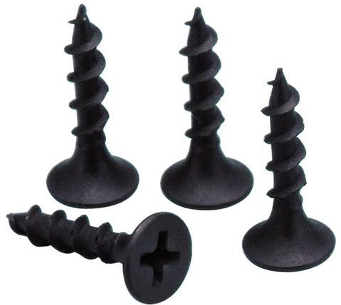 Mild Steel Drywall Screw, Color : Black