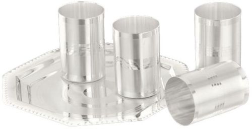 1027 Silver Plated Tray Glass Set, Style : Antique