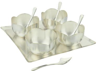 2013 Silver Plated Serving Set, Feature : Eye Catching Look, Alluring Designs, Fine Finishing, Good Quality