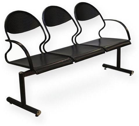 Mild Steel Polished Lobby Waiting Chair, For Office, School, Parks, Hospitals, Banks, Parking Areas