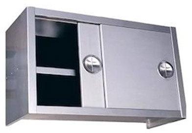 SHSC Polished Stainless Steel Wall Cabinet, For Restaurant, Hotel, Home Etc, Color : Silver