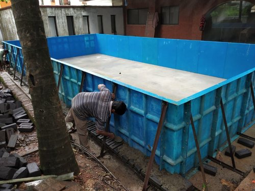 Rectangular FRP Swimming Pool, Color : Blue