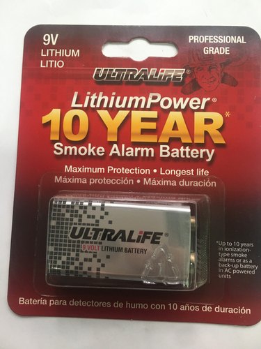 Fire Alarm Battery, Voltage : 9V