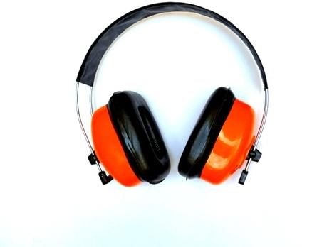 Round Abc Ear Muffs, Color : Orange