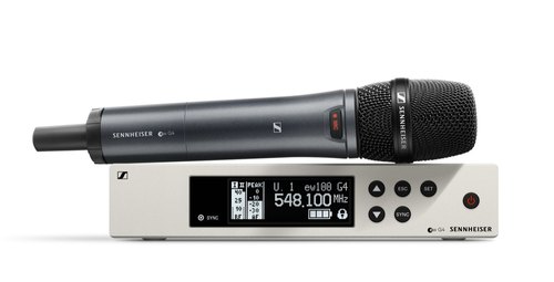 Sennehiser Wireless Handheld Mic, Color : Black