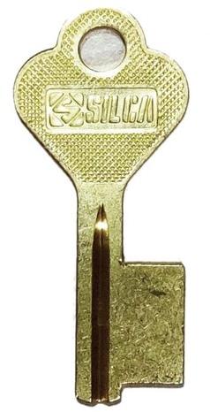 Silca Brass Padlock Key, Color : Golden