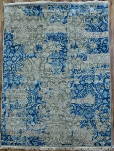 Udai Exports Hand Woven Silk Carpets, Size : Standard Or Customized