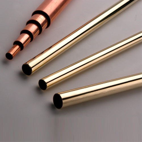 Red Brass Tubes, Length : Straight Length : 15mtr Max.