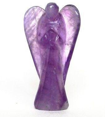 Crystal Polished Amethyst Angel Statue, For Gifting, Home Decor, Healing Reiki, Feature : Corrosion Proof