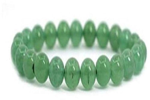 Round Aventurine Green Bracelet, Packaging Type : Plastic Packet