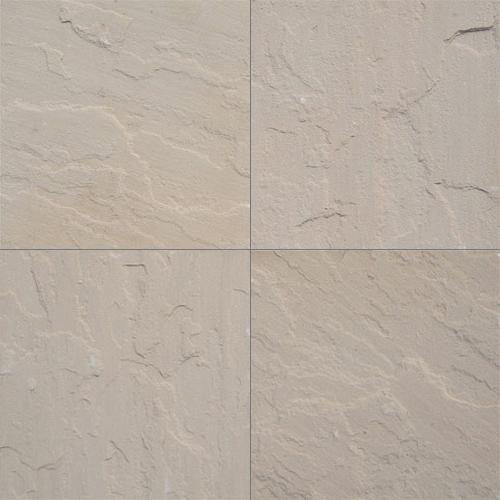 Rough-Rubbing Dholpur Beige Sandstone Slabs, For Flooring