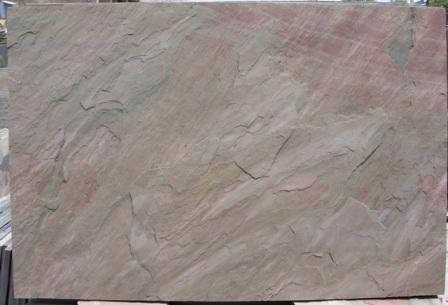 Rectangular Multi Pink Slate Stone, For Construction, Feature : Durable, Fine Finished