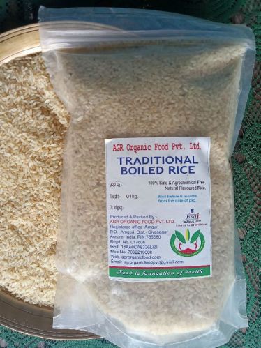 Organic Traditional Boiled Rice, For Cooking, Certification : FSSAI Certified