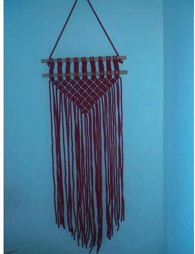 Silk Macrame Wall Hanging