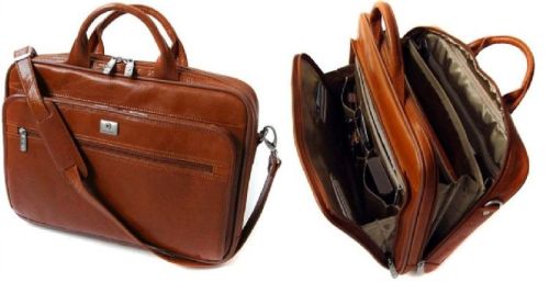 Leather Briefcase Bags, For Office Use, Size : Standard