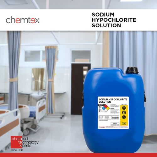 Sodium Hypochlorite Solution, For Hospital / Health Care Units, Packaging Type : HDPE Drum