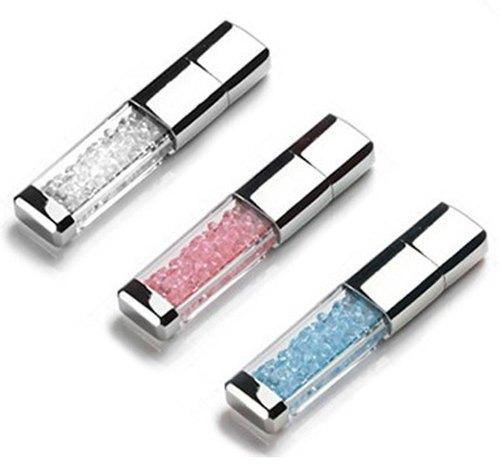 SanDisk Metal Crystal Diamond Pendrive, Color : Silver