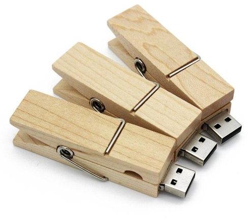 SanDisk Wooden Clip Pendrive