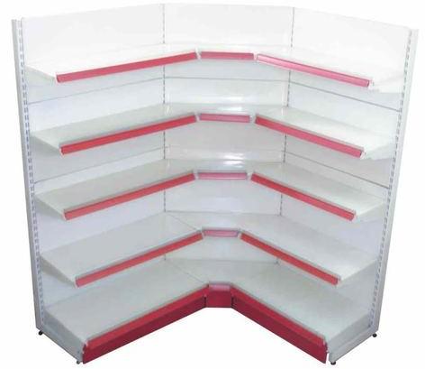 Metal Corner Rack, For Supermarket, Size : Standard