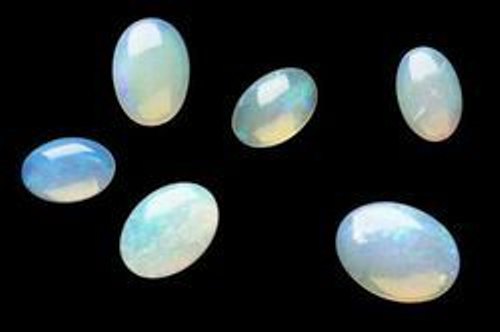 Oval Australian Opal Gemstone, Color : Blue