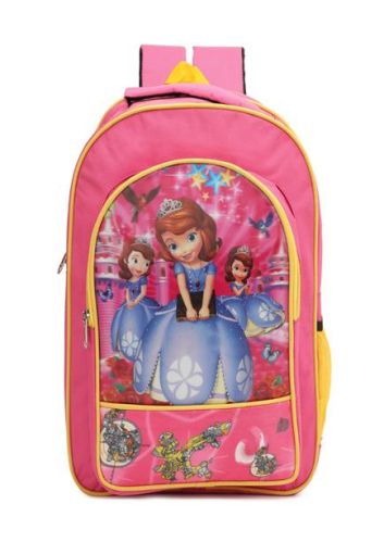 PROERA Printed Nylon Girls School Backpack, Feature : Easy To Carry, High Grip, Lightweight