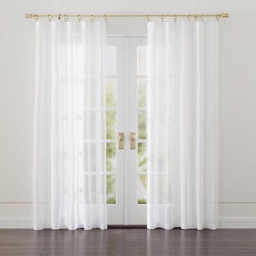 Sheer Curtain, For Hotel, Home, Pattern : Plain
