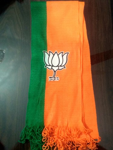 Nylon Election Scarf, Color : Bhagwa