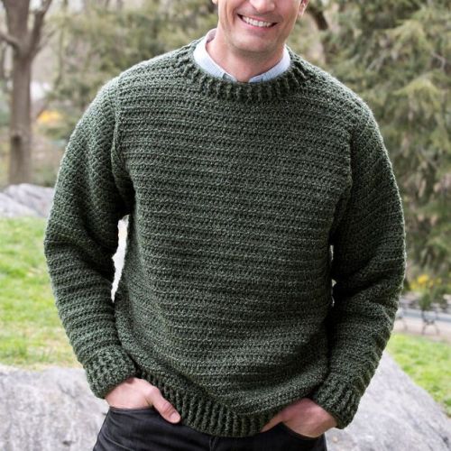 Wool Plain Mens Knitted Sweater, Sleeve Type : Full Sleeves, Neck Style : Round Neck