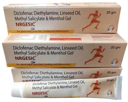 Diclofenac Diethylamine Menthol Gel