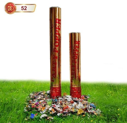Gold Party Poppers, Color : Golden