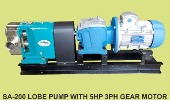 20-300kg Lobe Pump, Certification : ISO 9001:2008