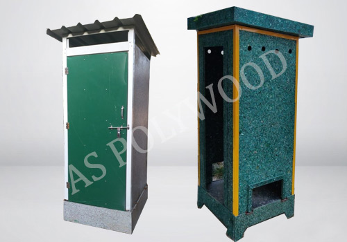 Polished Portable Toilets & Cabins, For Office, Feature : Easily Assembled, Fine Finishing, Good Quality