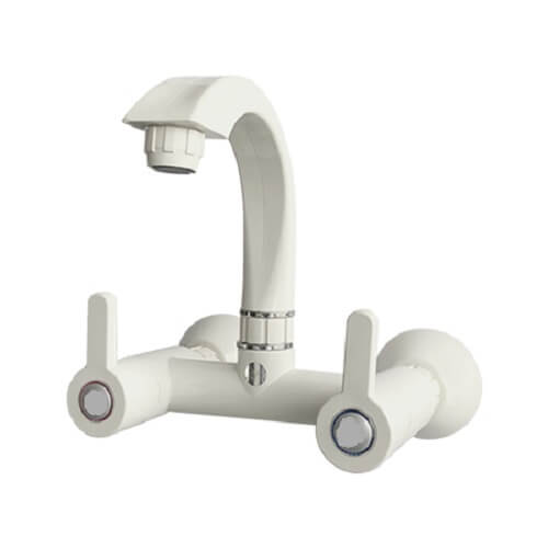Platinum Non Telephonic Wall Mixer, For Bathroom Fittings, Color : White