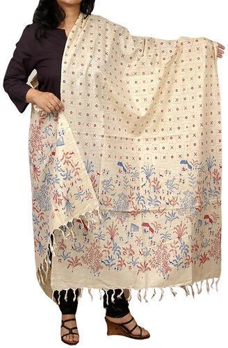 Plain Khadi Cotton Dupatta, Feature : Comfortable, Skin Friendly