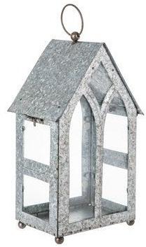 Hut Shape Metal Candle Lanterns, Size : 40x40x45cm