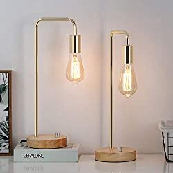 Iron Polished Simple Design Table Lamp, For Home