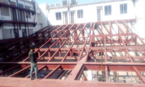 Colour Coated Mild Steel Mezzanine Floors For Godown, Workshop, Banquet Hall