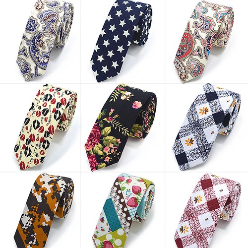 Cotton Printed Linen Tie, Size : M, S, 154cm