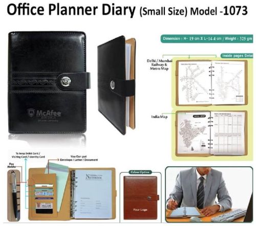 Office Planner Diary, Size : H-19cm X L-14.4cm